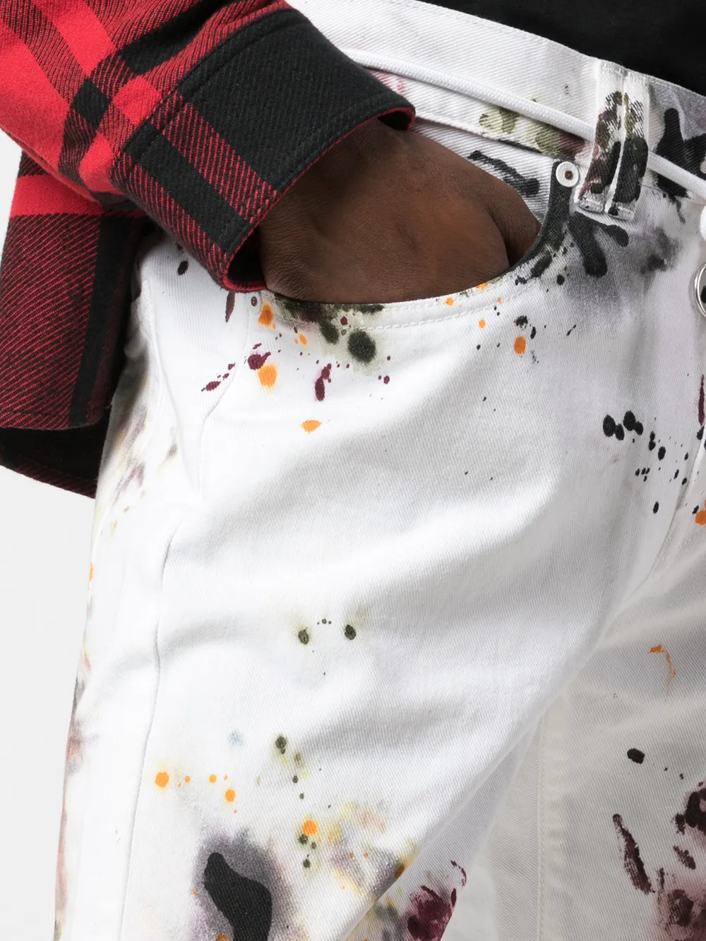 Off-White Slim-fit jeans Wit
