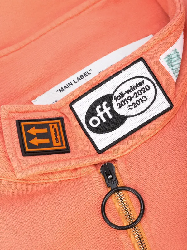 Off-White パネル スウェットシャツ | オレンジ | FARFETCH JP