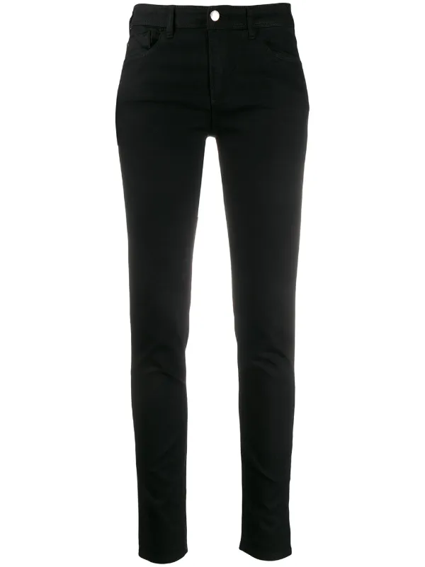 armani black skinny jeans