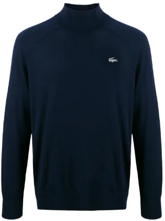 Lacoste Jersey Con Cuello Falso y Logo - Farfetch