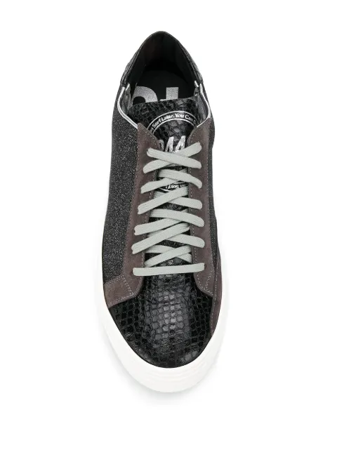 P448 PLATFORM LACE UP SNEAKERS