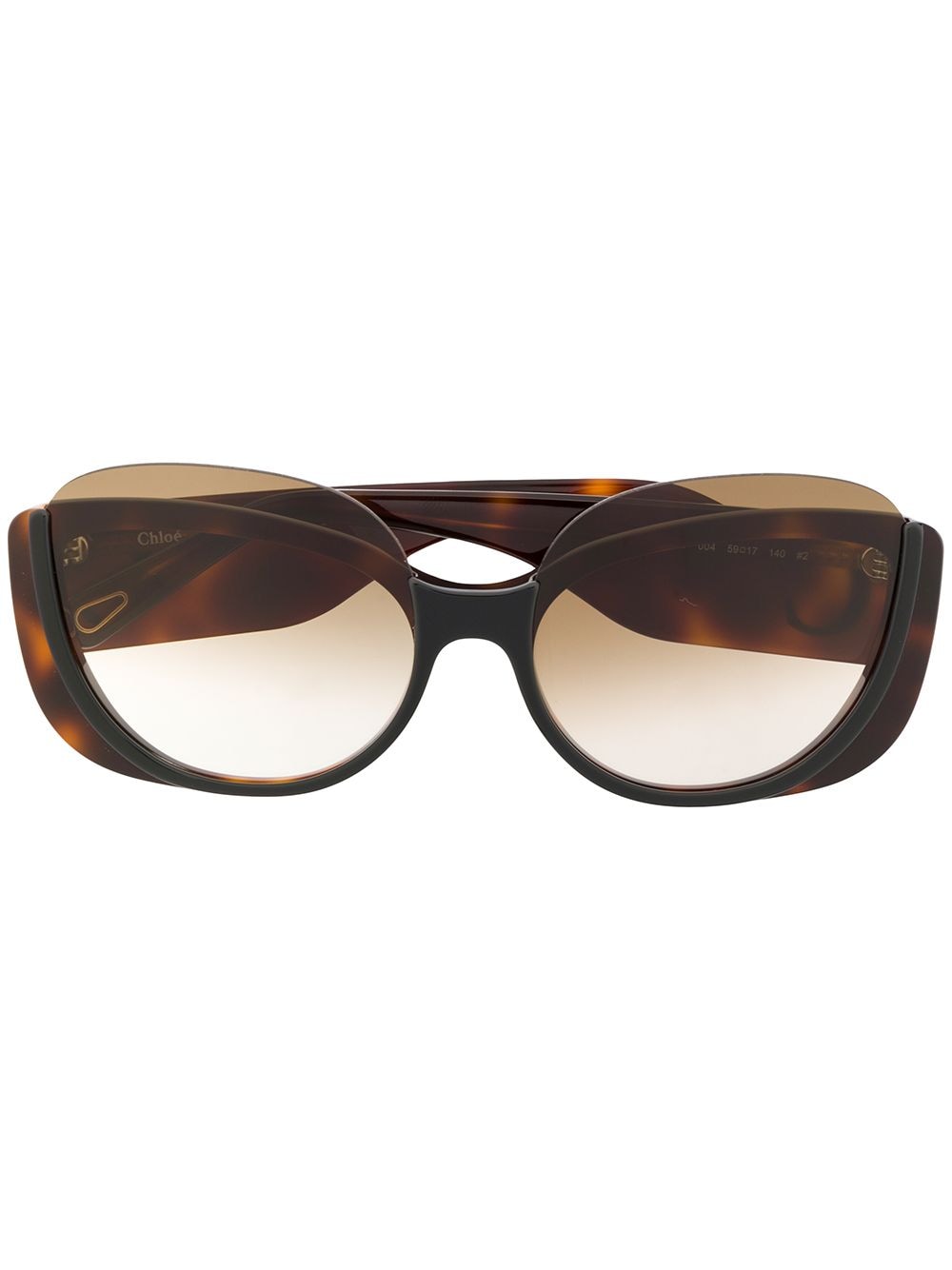 фото Chloé eyewear солнцезащитные очки в оправе 'кошачий глаз'