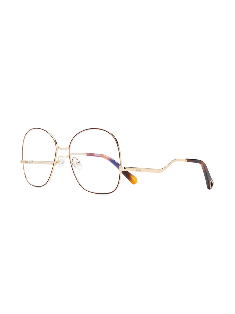 фото Chloé Eyewear очки в тонкой круглой оправе