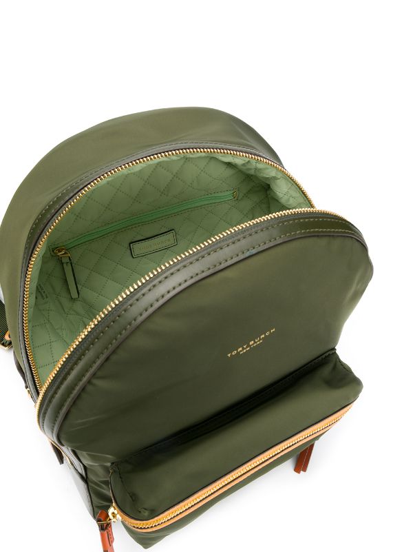 tory burch green backpack