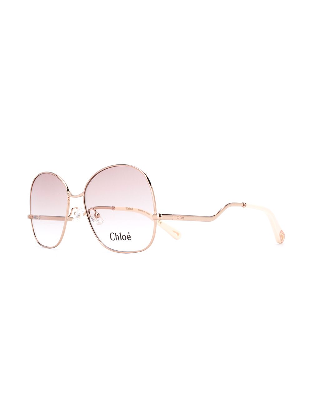 фото Chloé Eyewear солнцезащитные очки в массивной оправе