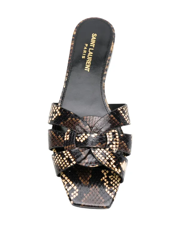 saint laurent tribute flat sandals