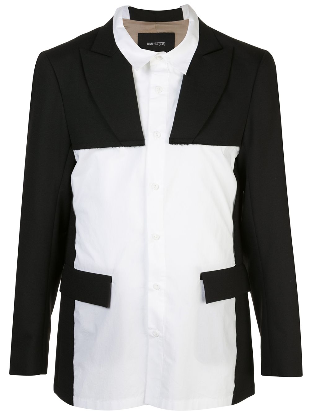 фото Bmuet(Te) two-tone deconstructed blazer