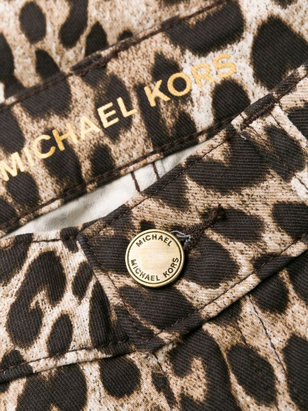 michael kors animal print pants