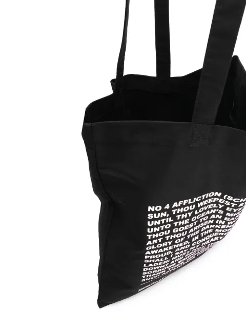 RICK OWENS DRKSHDW LARGE AFFLICTION TOTE BAG