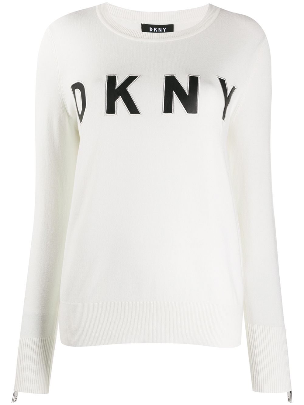 фото DKNY свитер тонкой вязки с логотипом