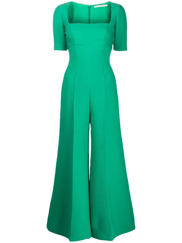 emilia wickstead blue jumpsuit