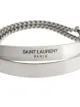 Saint Laurent double plaque chain bracelet