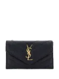 Saint Laurent Cassandre compact wallet - Black