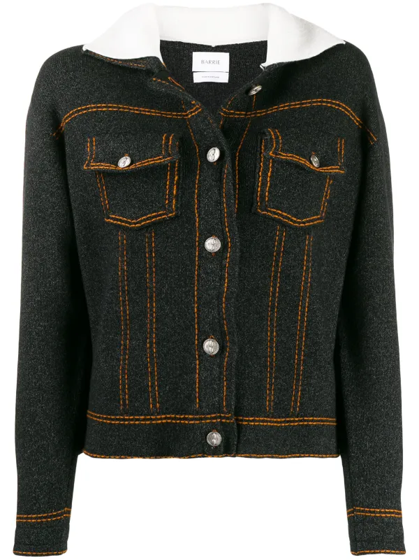 black sherpa cardigan