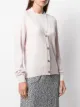 Barrie metallic logo badge cardigan