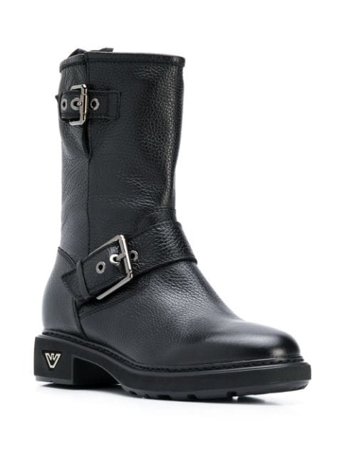 armani biker boots