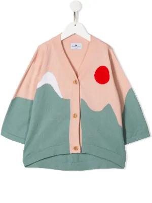 girls plum cardigan