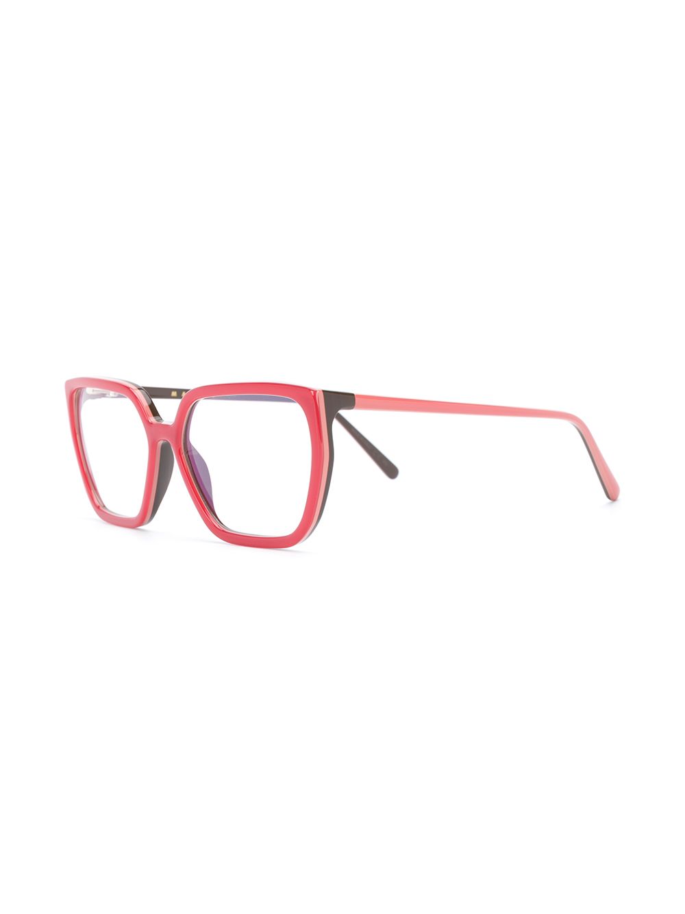 фото Marni eyewear очки в квадратной оправе в стиле колор-блок