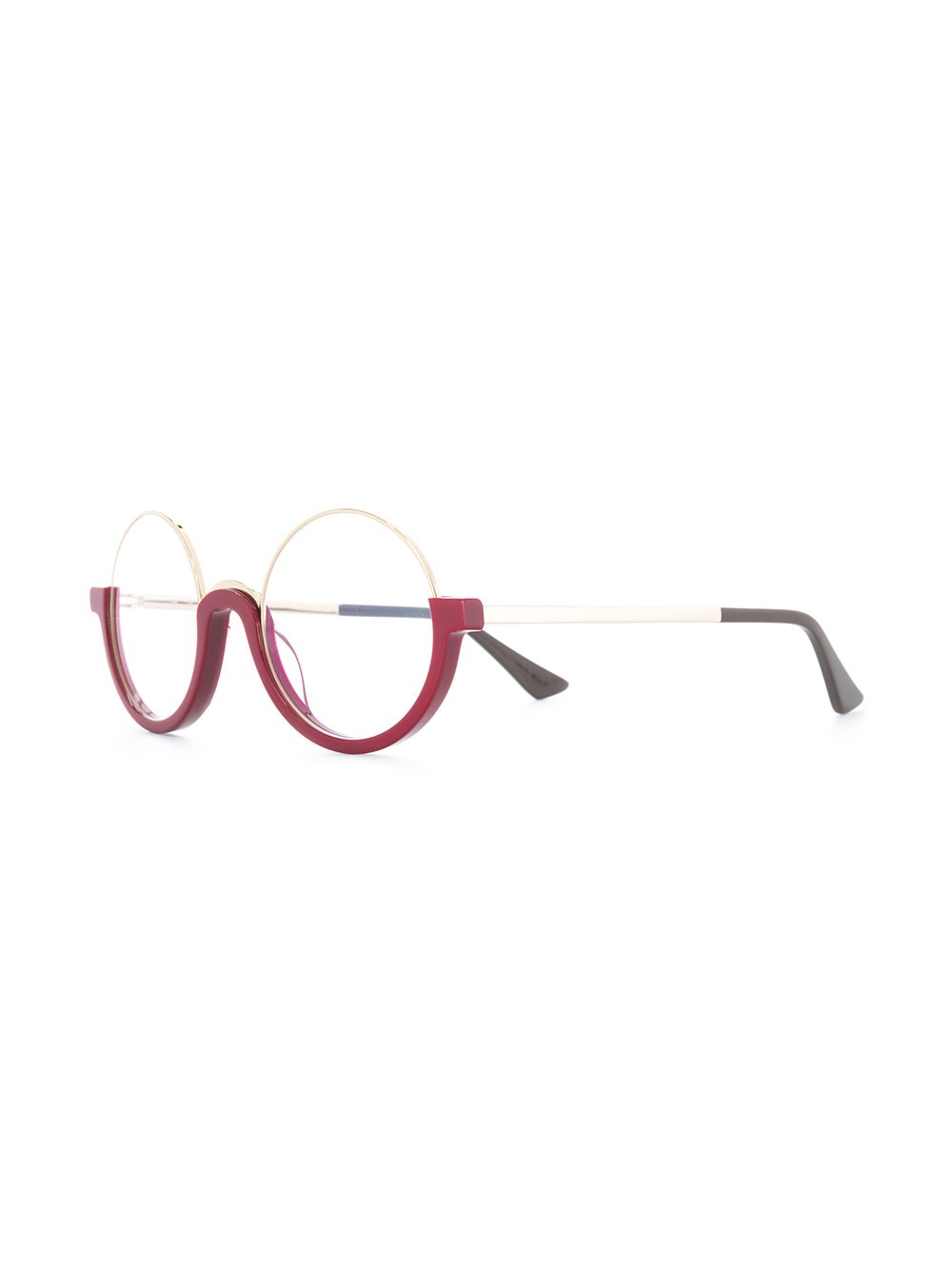 фото Marni eyewear очки в круглой контрастной оправе