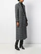 TWINSET houndstooth single breasted coat