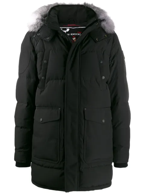 Moose Knuckles fur hooded coat