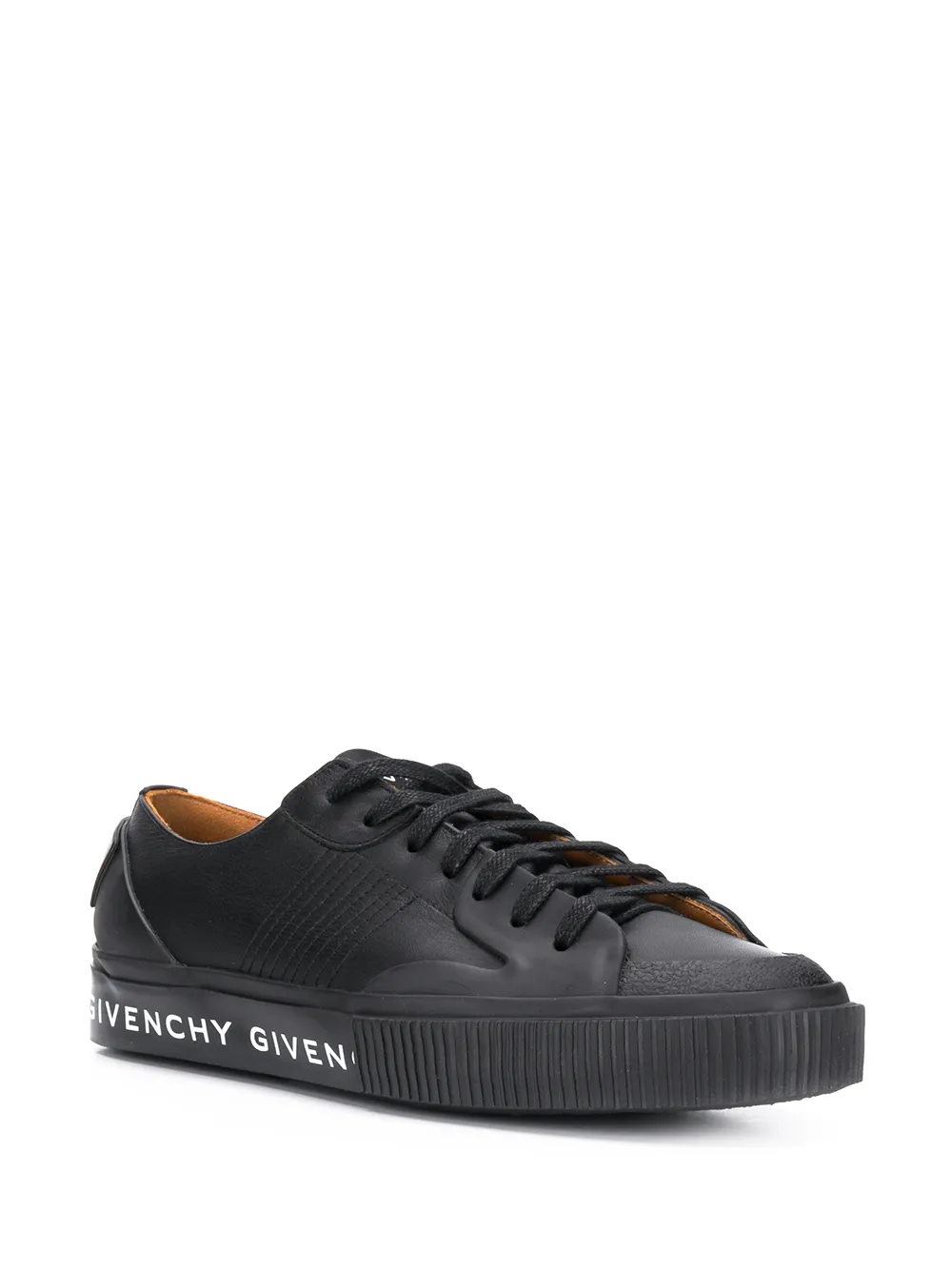 Givenchy logo print low top sneakers Black
