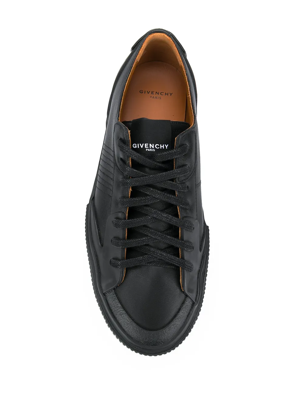 Givenchy logo print low top sneakers Black