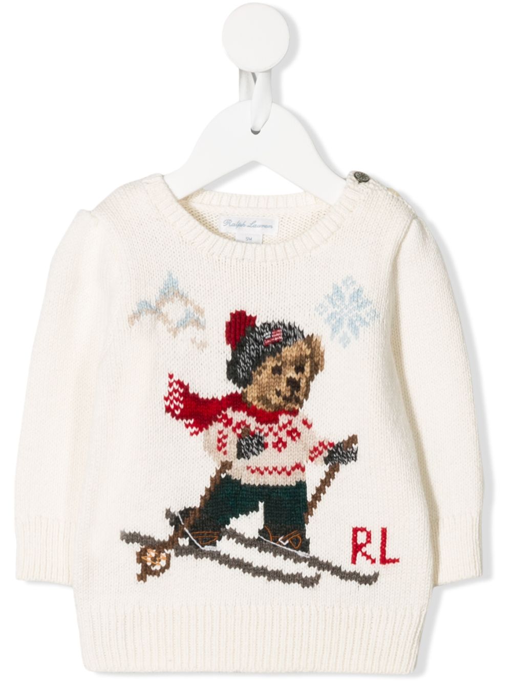 фото Ralph Lauren Kids вязаный джемпер Teddy