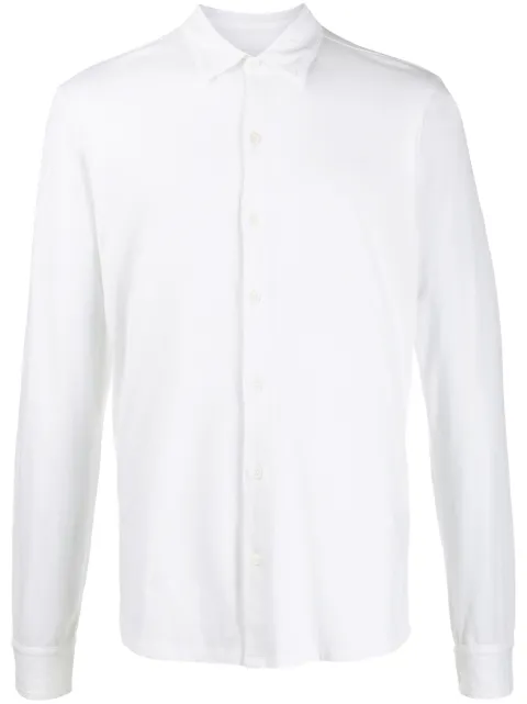 Majestic Long Sleeve Shirt In White