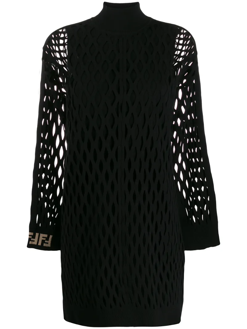 fendi mesh dress