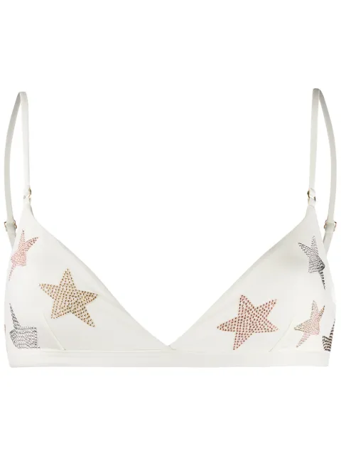 Stella McCartney star-embellished bikini top