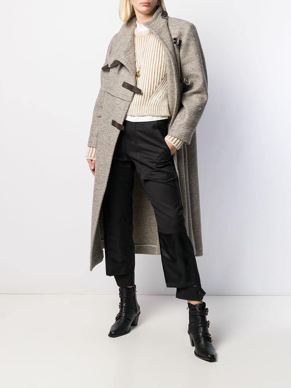 фото Isabel Marant пальто А-силуэта с пряжками