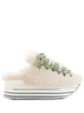 Hogan Maxi H222 mules - White