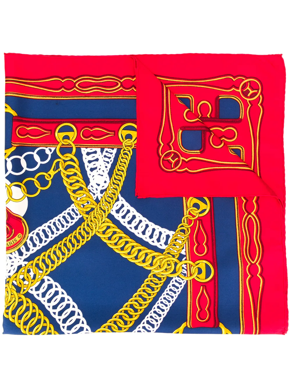 фото Hermès Pre-Owned SILK SCARF MAILLONS 70S