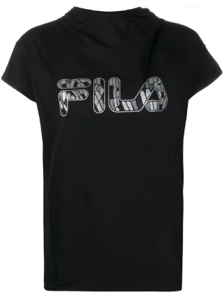 fila short sleeve hoodie