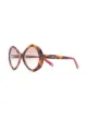 الصورة 2 من Chloé Eyewear نظارة شمسية بتأثير صدف السلحفاة