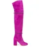 الصورة 1 من MM6 Maison Margiela بوت بطول فوق الركبة بسحاب