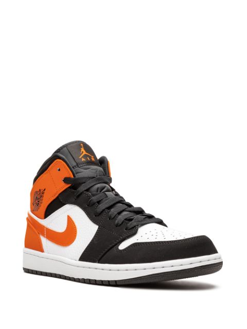 orange shattered backboard mid