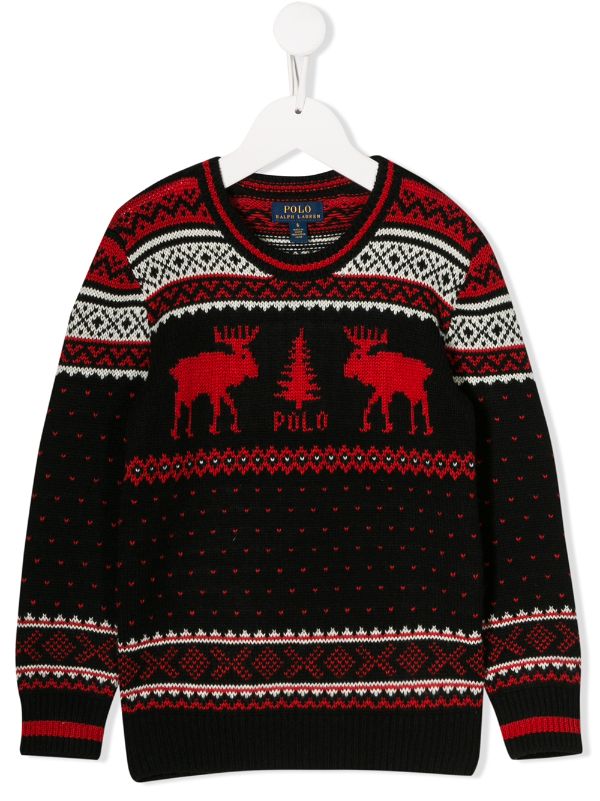 ralph lauren reindeer sweater