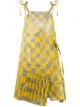 Image 1 of Off-White checked asymmetric dress