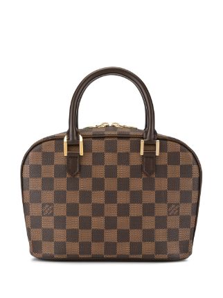 Louis Vuitton Damier Ebene Sarria Mini - Brown Handle Bags