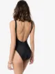 Versace logo print swimsuit