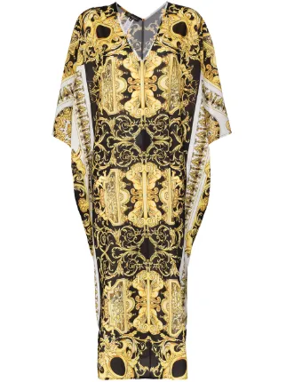 versace kaftan dress