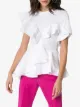 Alexander McQueen ruffle detail T-shirt