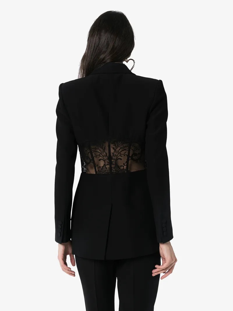 ALEXANDER MCQUEEN LACE INSERT SINGLE