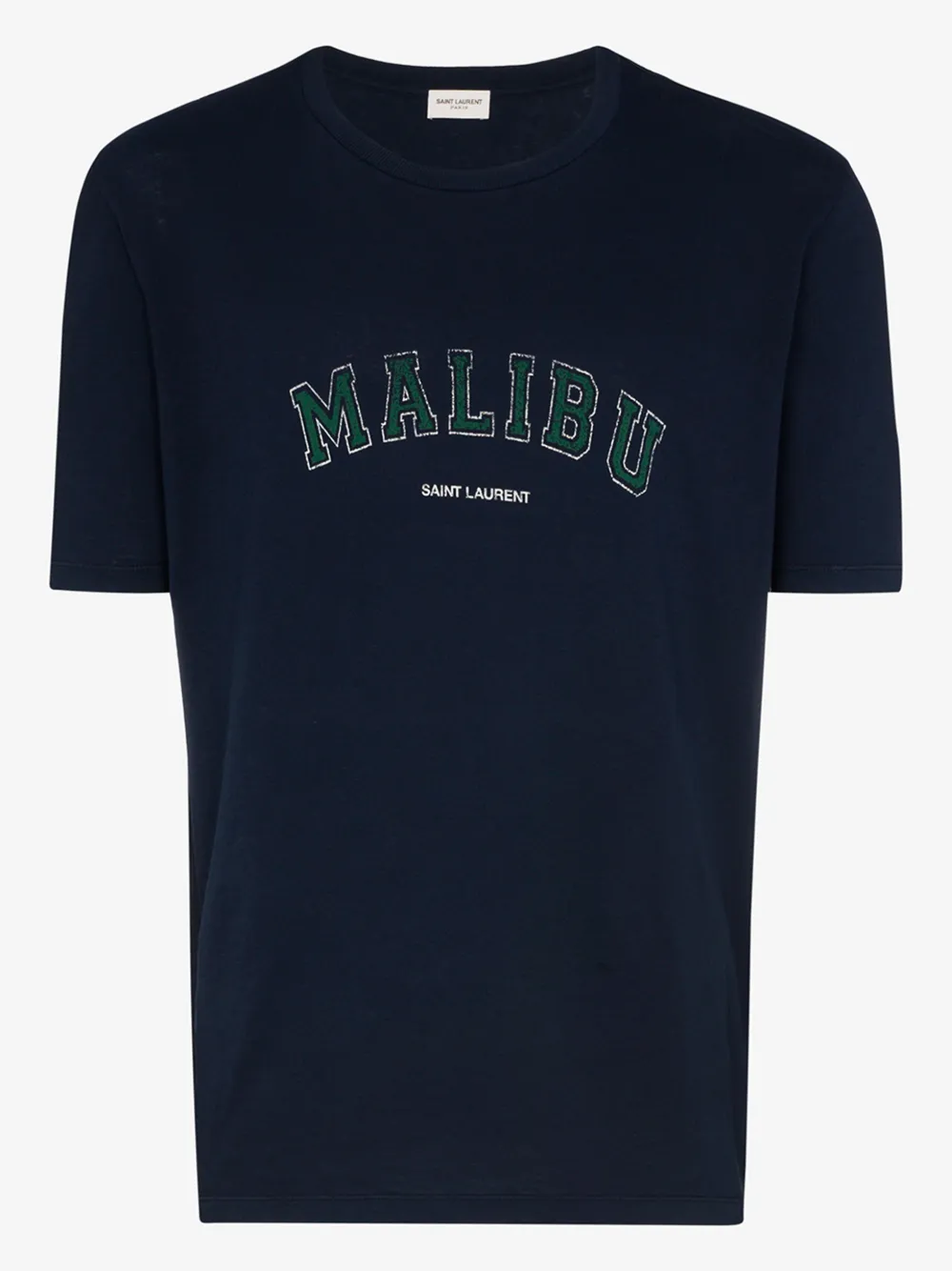 SAINT LAURENT SAINT LAURENT MALIBU LOGO T-SHIRT,603280YBPX214570520