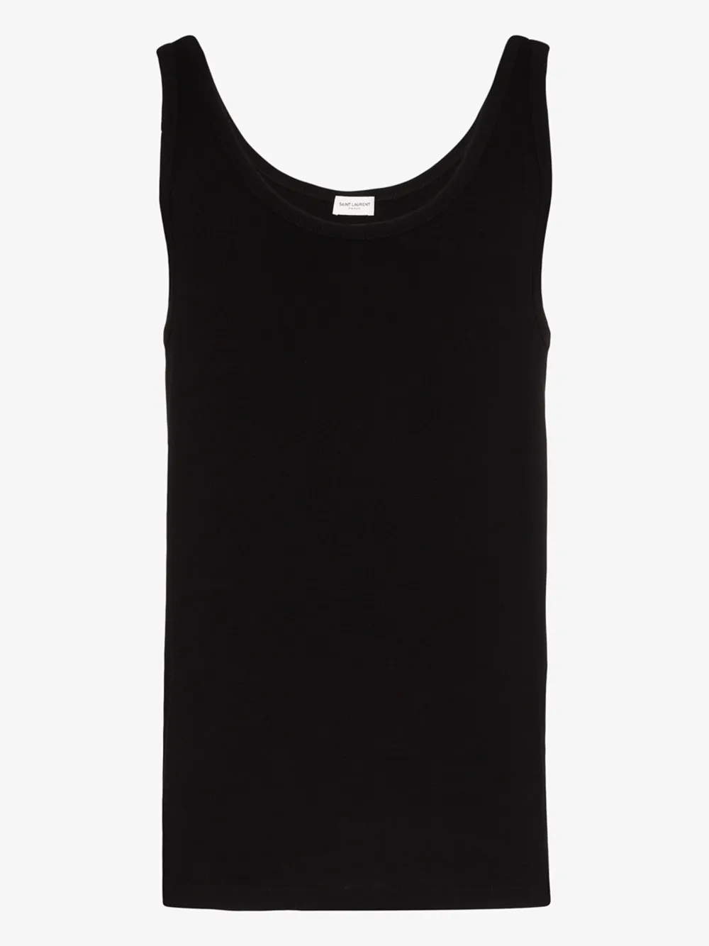 SAINT LAURENT SAINT LAURENT COTTON TANK TOP,601526YB2XE14570569