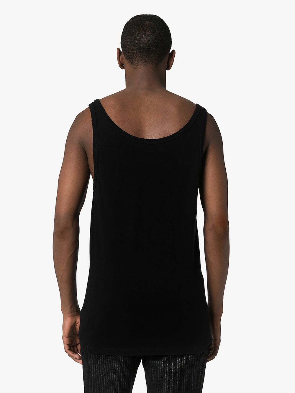 SAINT LAURENT SAINT LAURENT COTTON TANK TOP,601526YB2XE14570569