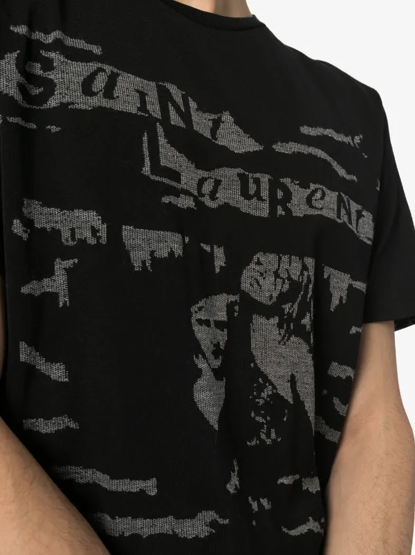 saint laurent thunder t shirt