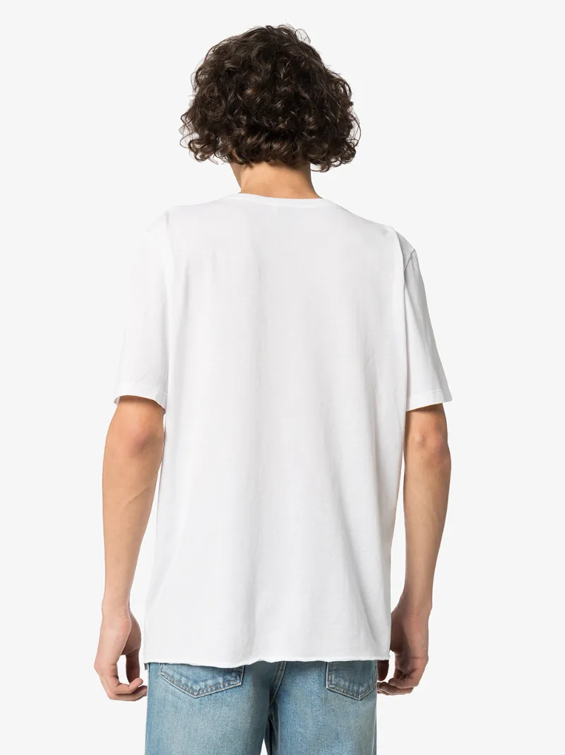 SAINT LAURENT palm tree print T-shirt